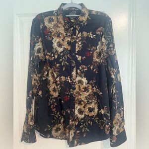 Guess M Slim Fit Floral SHirt
